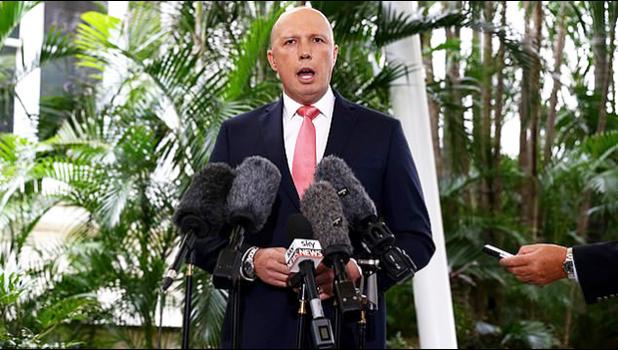Home Affairs Minister Peter Dutton.