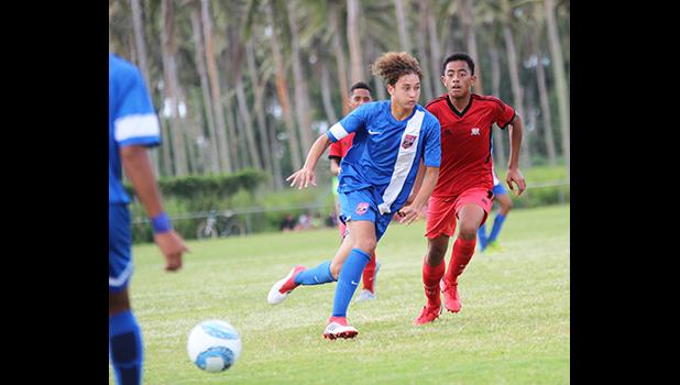 Peter Lauvao in action
