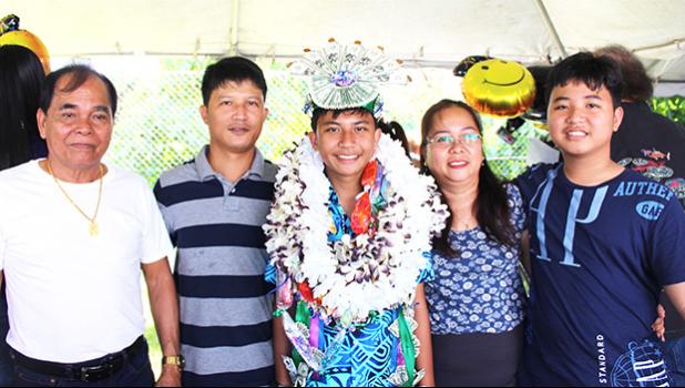 Addyelle Kein Dizon and family