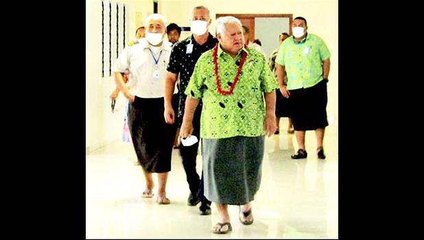 Prime Minister Tuilaepa Sailele Malielegaoi without a mask