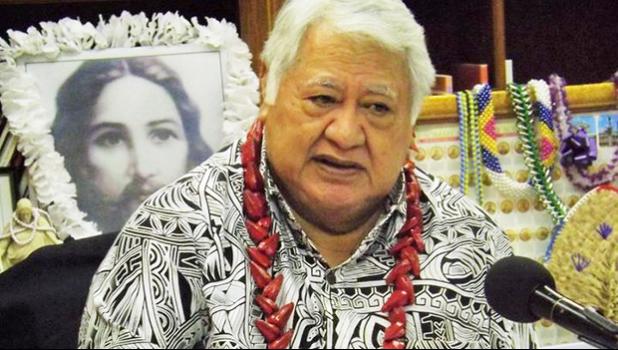  Samoa's Prime Minister, Tuila'epa Sa'ilele Malielegaoi 