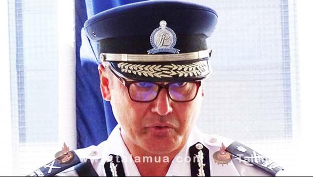 Police Commissioner Fuiavailiili Egon Keil