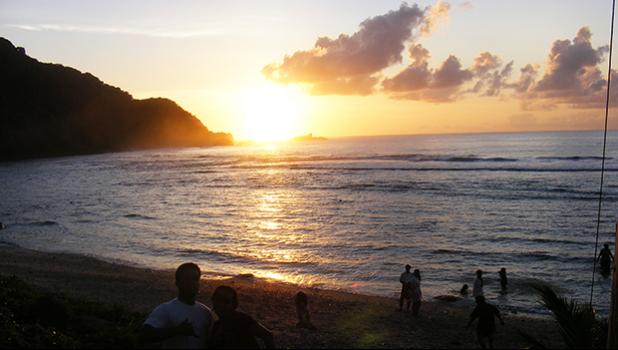 Poloa sunset, Dec. 31, 2011.