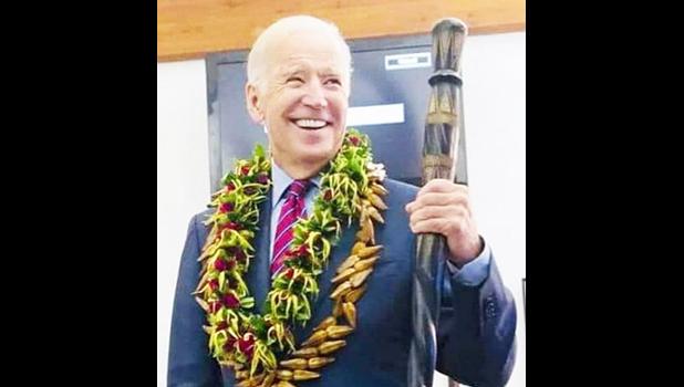 President Joe Biden (who was Vice President at the time) 