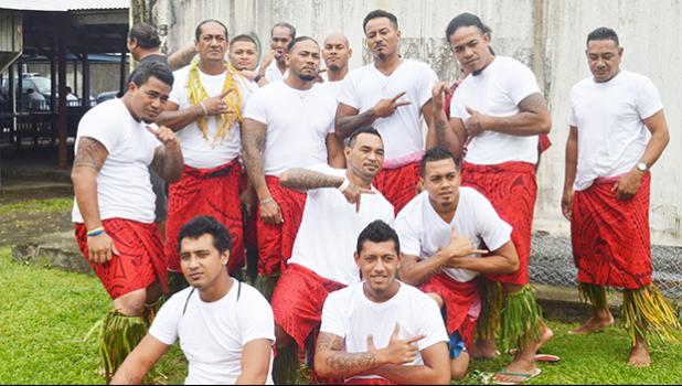 The smiling faces of some prisoners after their Samoan Day last year. Attorneys and DPS personnel have confirmed to Samoa News that prisoners are not getting enough to eat, and sleeping arrangements are of a low standard. [photo: AF]