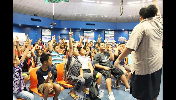 A Q&A moment with some of the young ones who participated in the 2019 Get Into Your Sanctuary event at