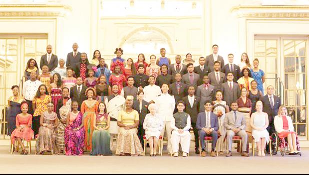  The Queen's Young Leaders awards winners at Buckingham Palace. [Photo: Supplied/ Queen's Young Leaders ]