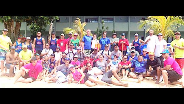 Nine teams with 54 paddlers from 5 different countries competed in the 2017 Aunu’u Iron Challenge, the first international outrigger race of the year in American Samoa. The race, organized by Alo O Samoa Outrigger Canoe Club (OCC) and sponsored by GHC Reid &Co., Ltd, Pacific Energy, the American Samoa Visitors Bureau, Carl's Jr, Business and Professional Women of American Samoa, Cherith Lober, Archie Soliai, and Sadie's by the Sea Beach Resort.  [Courtesy photo]