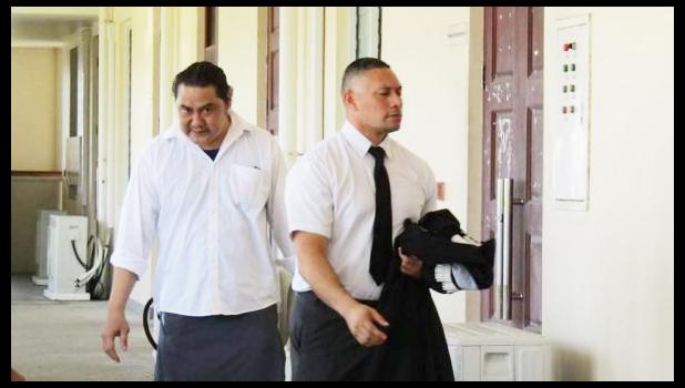 Kolani Junior Lam with his attorne