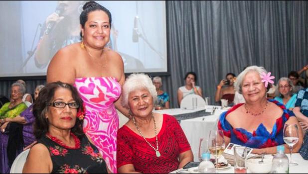 Renata Rivers in pink together with family and friends. (Photo: Misiona Simo) Renata Rivers in pink together with family and friends