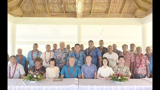 Community leaders from the Safata District 