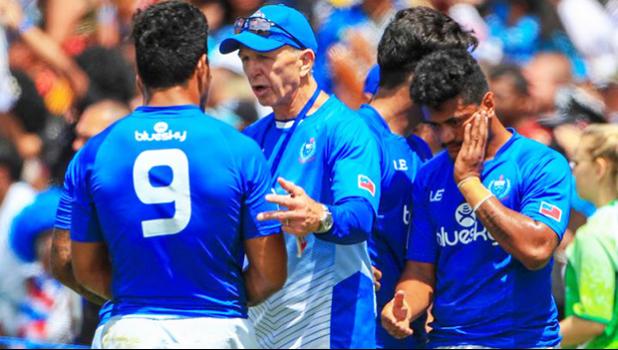   The Samoa sevens team are onto their third manager this season. [Photo: PHOTOSPORT via RNZI]