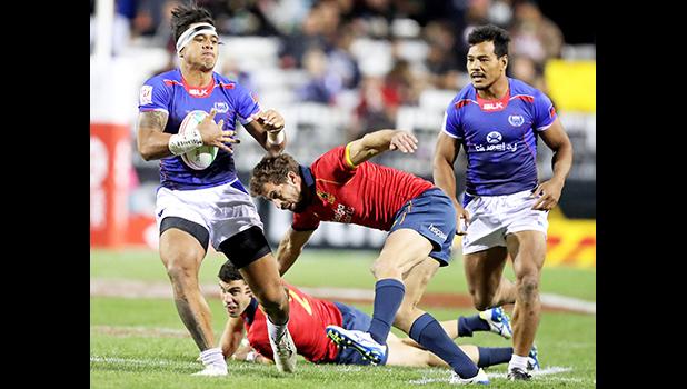 Samoa met Spain in Pool A play 