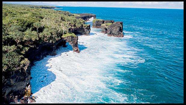 Samoa coastline