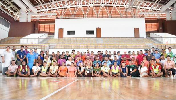 Samoa Electoral Commission Office staff