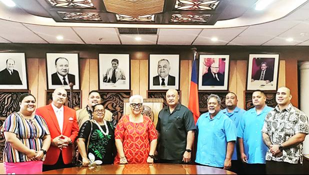 Am Samoa Customs and Treasury IT contingent visits Samoa