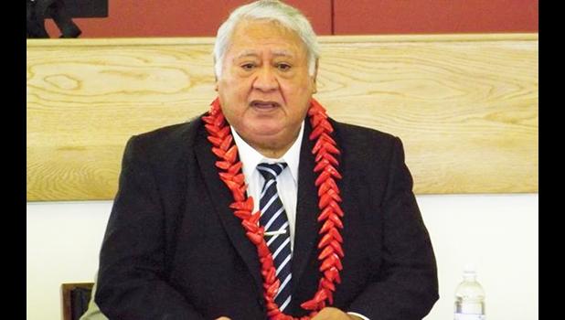 Samoan PM, Tuila'epa Sailele Malielegaoi 