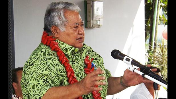 Samoa's prime minister, Tuilaepa Sailele Malielegaoi.