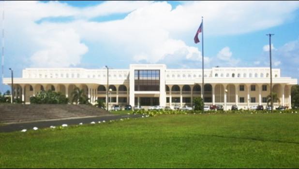 Taofegauia’i Polaia of Vavau and Malaemalu was pregnant at the time her 13-month custodial sentence was handed down by Supreme Court Justice, Niava Mata Tuatagaloa in July this year. Samoa Supreme Court building