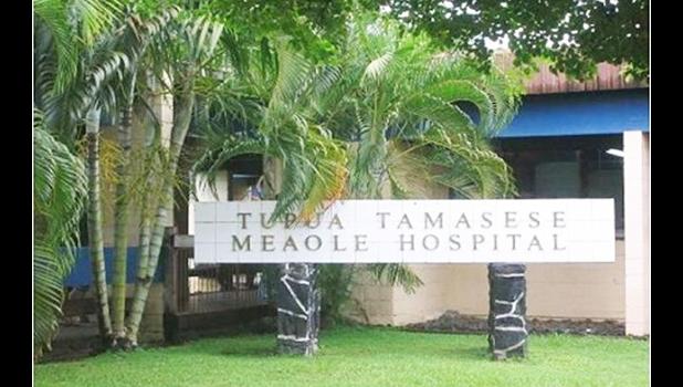 Tupua Tamasese Meaole Hospital sign
