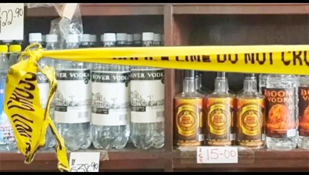 Locally made in Samoa brands of vodka
