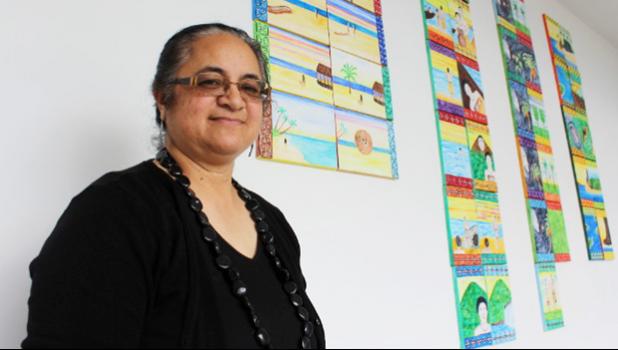 Helen Tau'au Filisi is holding an art exhibition and releasing a new children's book as part of Samoan language week. [photo:  EMILY FORD/FAIRFAX NZ]