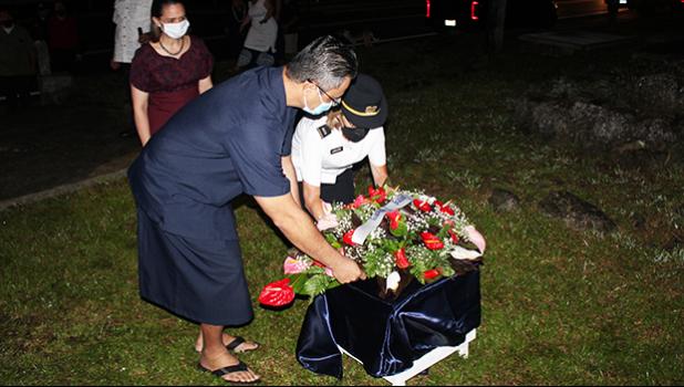 wreath at Satala