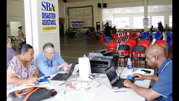  SBA’s section on Mar. 13, 2018 at the now closed Disaster Recovery Center