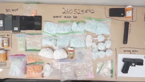 EXAMPLES OF Cychlorphine and other things police confiscate.
