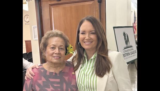 Amata with Secretary of Agriculture Brooke Leslie Rollins