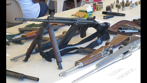 Guns seized in Samoa