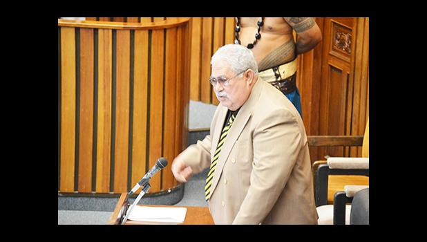 “Hike the taxes, we shouldn’t be sitting around,” Senate President Tuaolo Manaia Fruean said during one of the sessions this week. Senate President Tuaolo Manaia Fruean