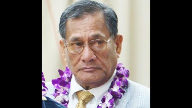Senate Budget and Appropriations Committee chairman Magalei Logovi’i 