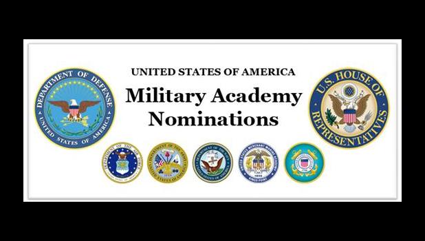 Logos of the service academies