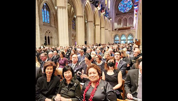 Amata with Elaine Chao and Julia Chang Bloch.