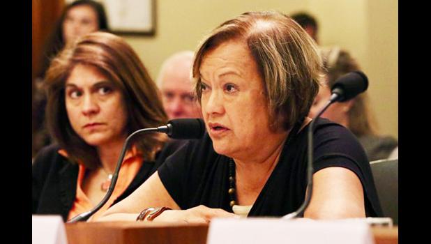 Kitty Simonds testifing