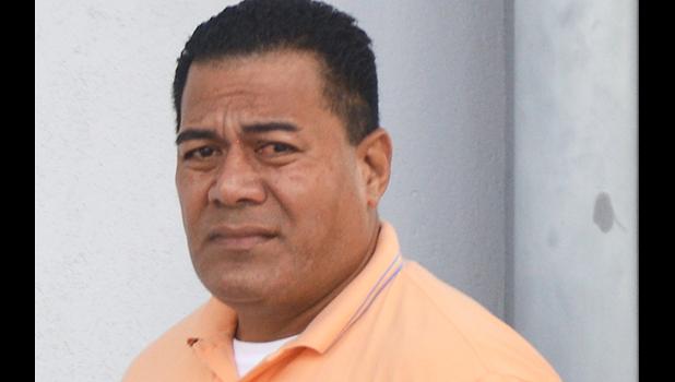 Sio Godinet leaving the court house Wednesday