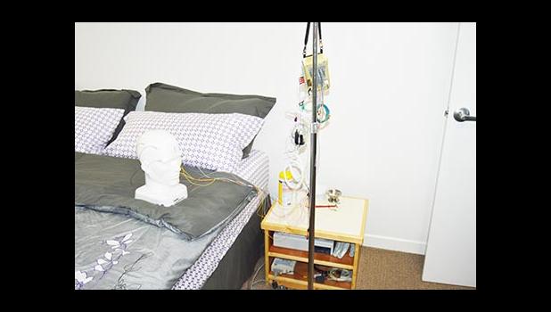 A look inside one of the rooms of the Pacific Sleep Care clinic, which opened last Friday in Matu’u. The clinic treats sleep apnea.  [photo: AF]