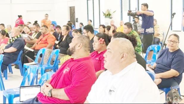 Participants during the recent launching of the “Curriculum Guide for American Samoa Constitution and Political Status" for high schools' Social Studies classes.