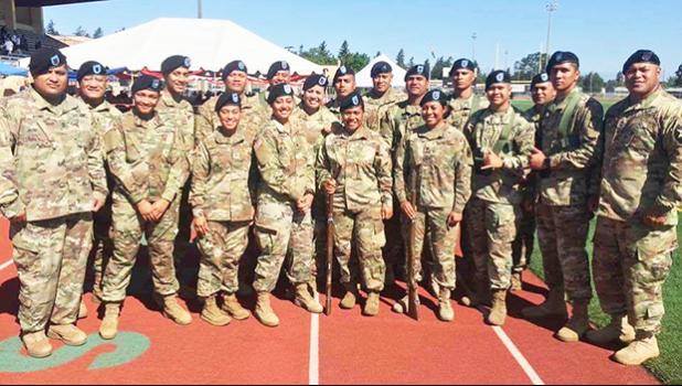 A look at some of American Samoa's brave men and women who are proudly serving in the United States Army and stationed at Fort Lewis, WA. The group was very much a part of last week's cultural celebrations during the week-long festivities for Flag Day in Washington state. Samoa News thanks you for your service! [photo: courtesy]