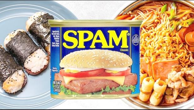 SPAM can with misubi
