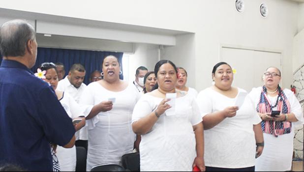 Governor's office choir