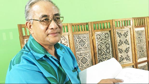 Former Congregational Christian Church of Matautu, Falelatai Elder Reverend Opapo Oeti following a press conference with the Samoa Media in July of last year.  [Photo: JL]
