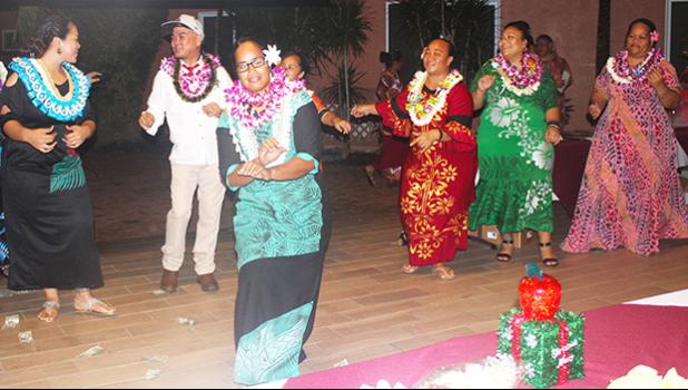 Pictured during the siva Samoa are some of the fourteen ASDOE Teachers of the Year during last Friday night’s 2018-19 Exemplary Teachers of the Year celebration 