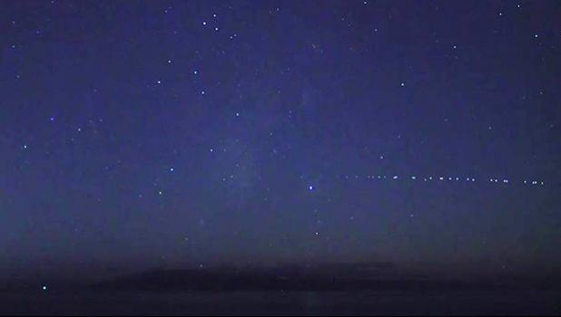 strange lights in the sky