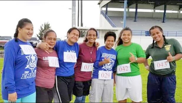 Some of the participants in Special Olympics Fun Day 2019