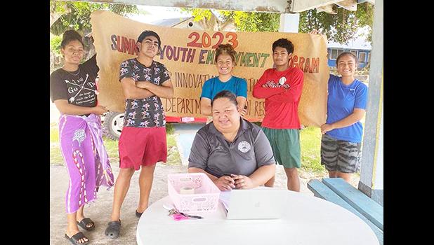 Summer Youth program in Aunuu