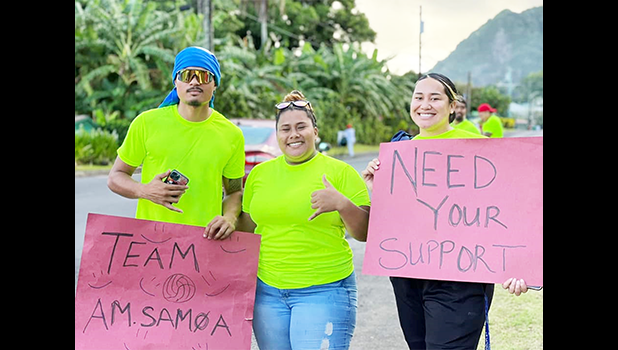 fund raising for Am Samoa Volleyball team