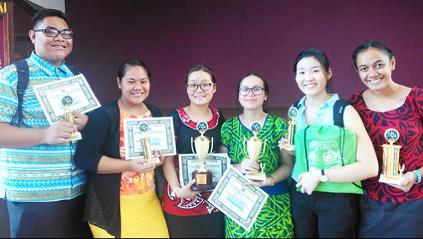  (l-r): Koneferenisi Purcell, Geraldine Ofisa, Da In Myung, Emily Kennach, Gloria Park, Sophie Young.