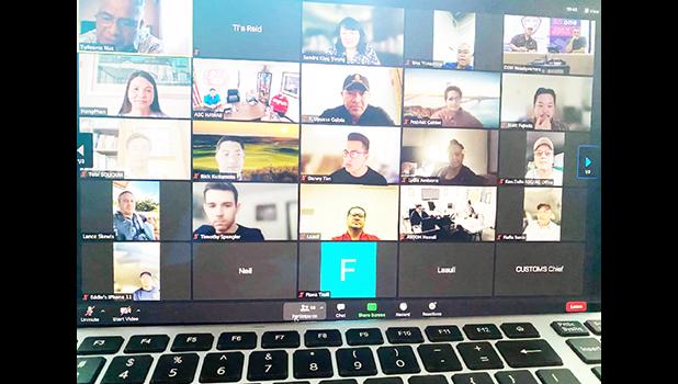 A recent zoom meeting on Saturday August 21st